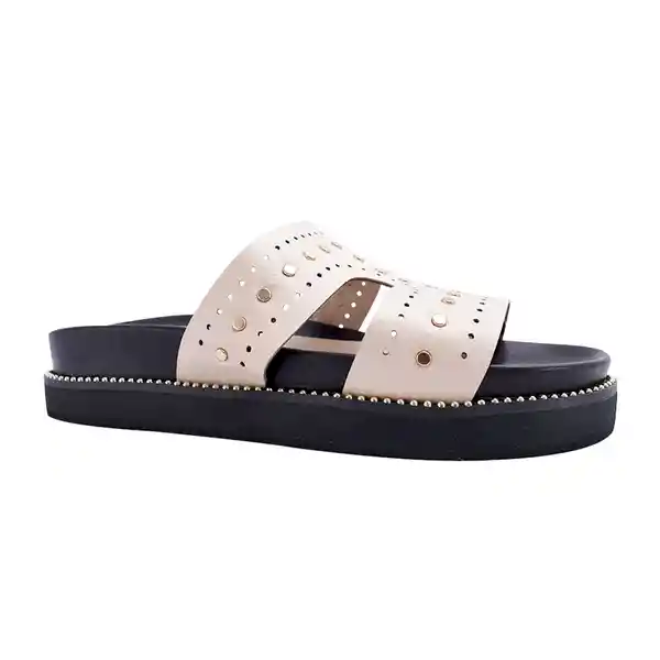 Sandalias Plataforma Pia Beige Talla 37