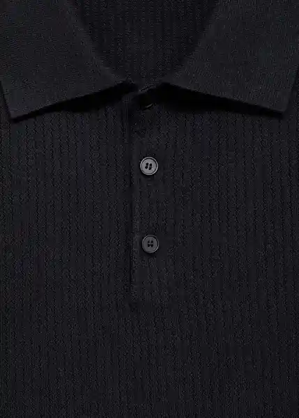 Camiseta Polo Flew Navy Talla L Hombre Mango