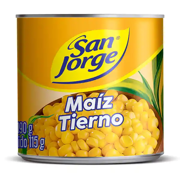 Maiz Tierno San Jorge Lata x 190gr