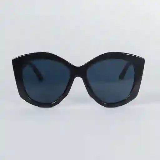Gafas de Sol Negras Asimetricas Negro Fuera de Serie