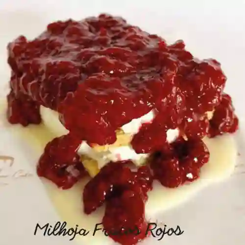 Milhoja Frutos Rojos