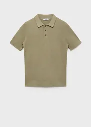 Camiseta Polo Andrew Khaki Talla XL Hombre Mango