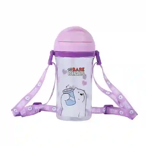 Cilindro de Plástico Osos Escandalosos Oso Polar Rosa 5.0 Miniso