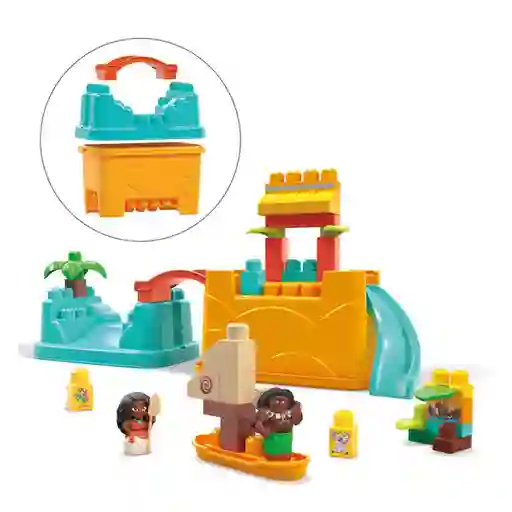 Mattel Juguete de Construcción Mb Dy Moana y Maui