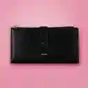 Cartera Larga Para Mujer Negro Serie Miniso