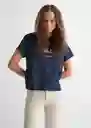 Camiseta End Navy Talla 20 Teen Niñas Mango