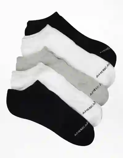 American Eagle Pack de Medias Tobilleras Multicolor T One Size