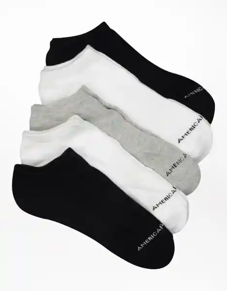 American Eagle Pack de Medias Tobilleras Multicolor T One Size