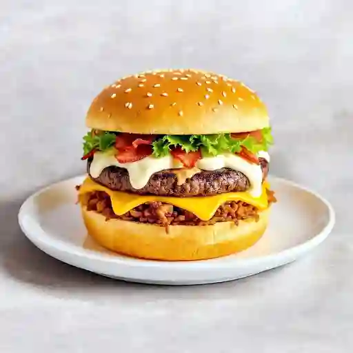 Hamburguesa golden retriver