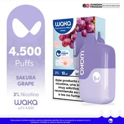 WAKA Vape SoFit 4500 Sakura Grape-3% 4500 puff