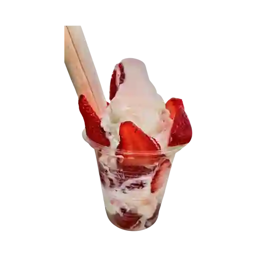 Fresas con Helado