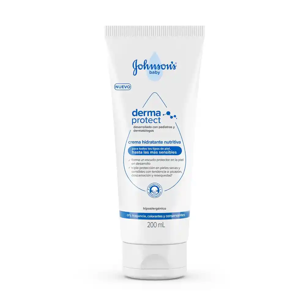 Crema Corporal Bebé JOHNSON'S Derma Protect x 200 ML