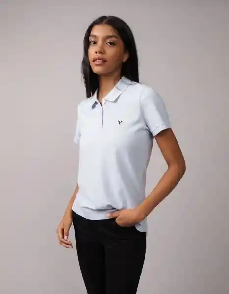 Camiseta Mujer Azul Talla Small 9899401 American Eagle