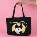 Bolso de Compras Negro Serie Miniso