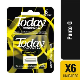 Today Condoms Punto G x6 und