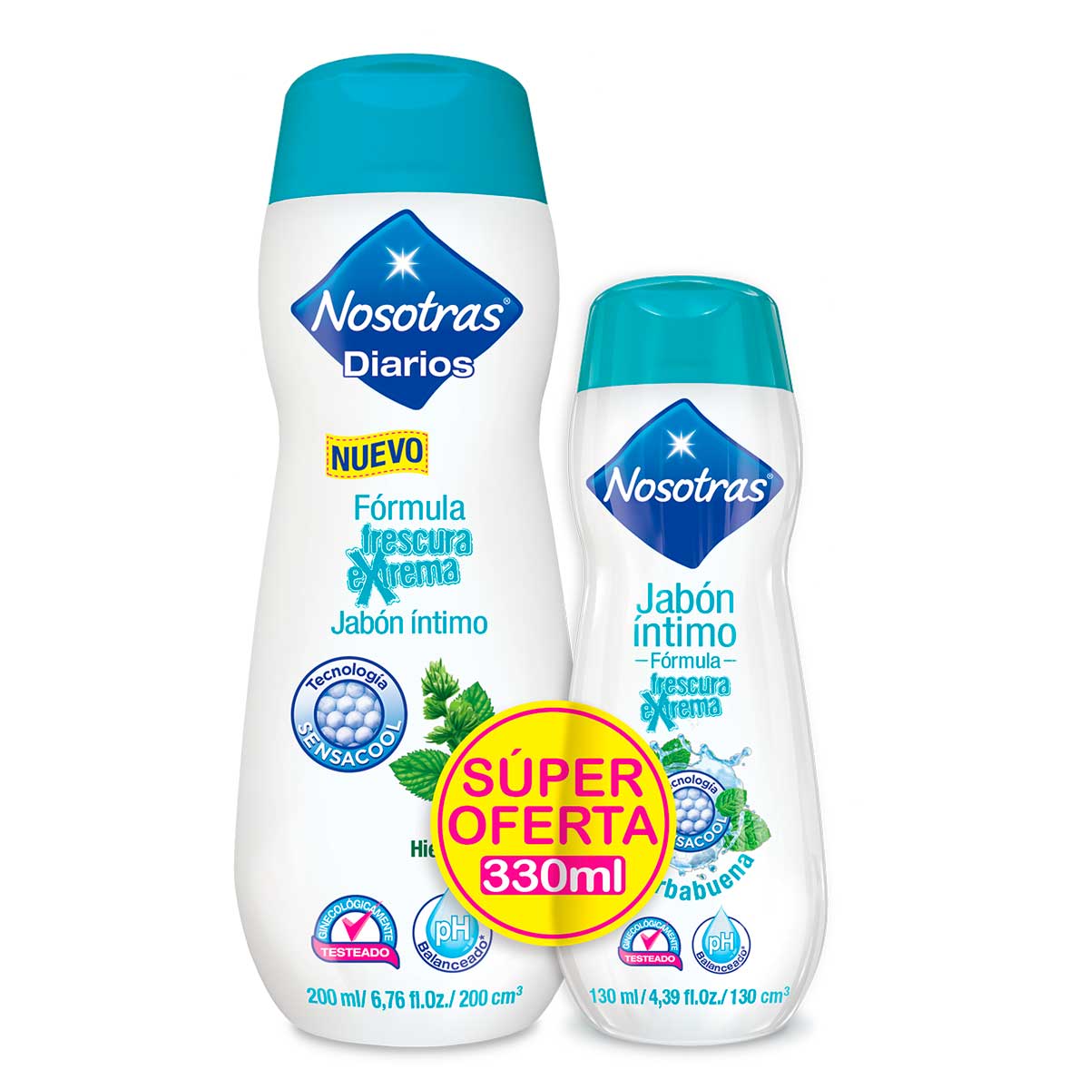 Nosotras Jabón Intimo Frescura Extrema 200 ml