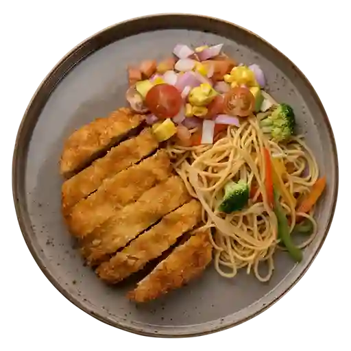 Lomo de cerdo tempura