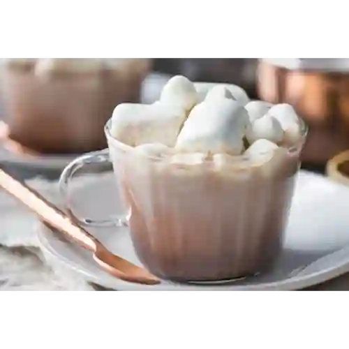 Chocolate caliente con malvaviscos