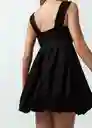 Vestido Ofelia Mujer Negro Puro Ultra Oscuro T S 472G357 Naf Naf