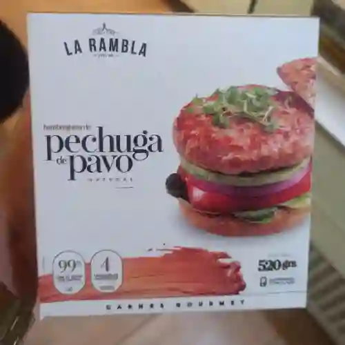 Pechuga de Pavo Hamburguesa por 4 Und