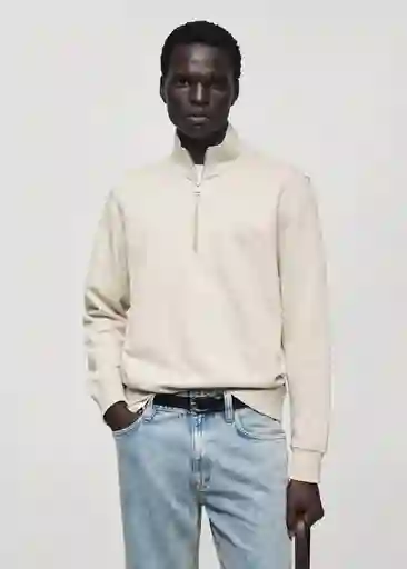 Buzo Sudadera Winne Hielo Talla XXL Hombre Mango