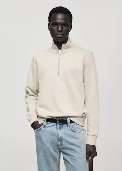 Buzo Sudadera Winne Hielo Talla XXL Hombre Mango