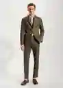 Blazer Americana Florida Verde Talla 48 Hombre Mango