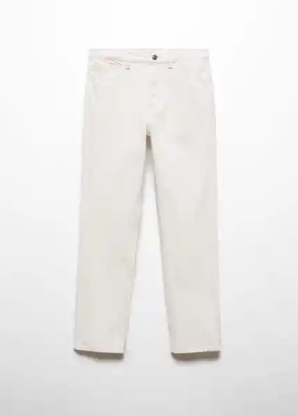 Jean Momfit Niñas Blanco Talla 19 Mango