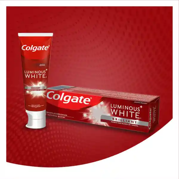 Colgate Crema Dental Blanqueadora Luminous White Brilliant