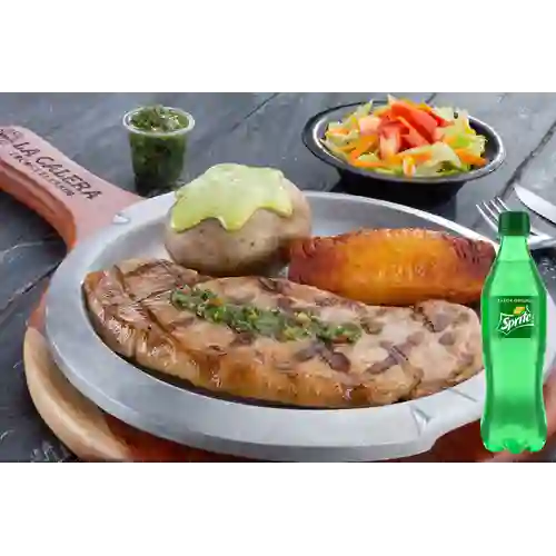 Combo Churrasco de Cerdo Personal + Sprite 400ml