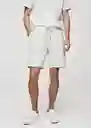 Short Funchal Gris Claro Vigoré Talla XL Hombre Mango