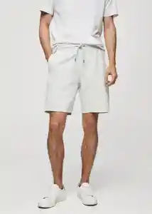 Short Funchal Gris Claro Vigoré Talla XL Hombre Mango