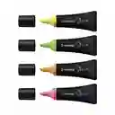 Stabilo Resaltador Shine Estuche 4 Colores Neón