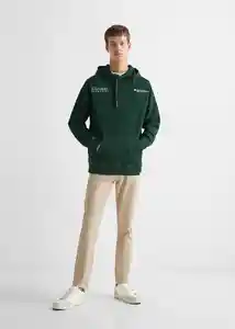 Buzo Sudadera Global Verde Talla 20 Teen Niños Mango