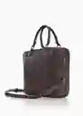 Bolso M Blacklea Chocolate Talla 99 Hombre Mango