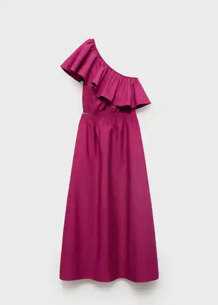 Vestido Cuty Fucsia Talla S Mujer Mango