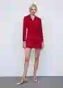 Vestido Sanse Rojo Talla L Mujer Mango