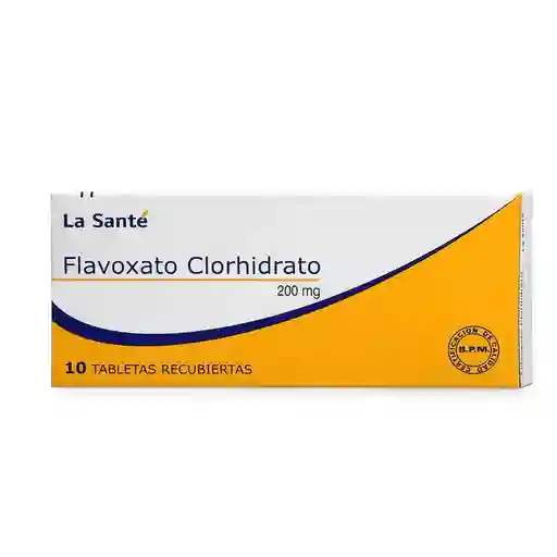 Flavoxato La Santé Clorhidrato Antimuscarínico (200 Mg) Tabletas Recubiertas
