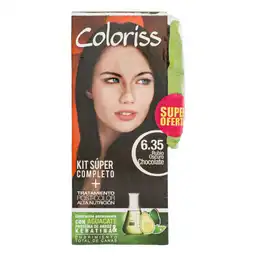 Coloriss Tinterubio Oscuro Chocolate Kit + Tratamiento N. 6.35