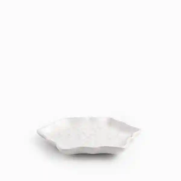 Plato Snowflake Blanco 19 cm Ambiente Gourmet