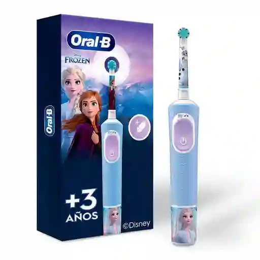 Oral-B Disney Princesas Cepillo de Dientes Eléctrico Infantil (+3 años) Cabezal Redondo 4 Stickers Personalizables Rosado