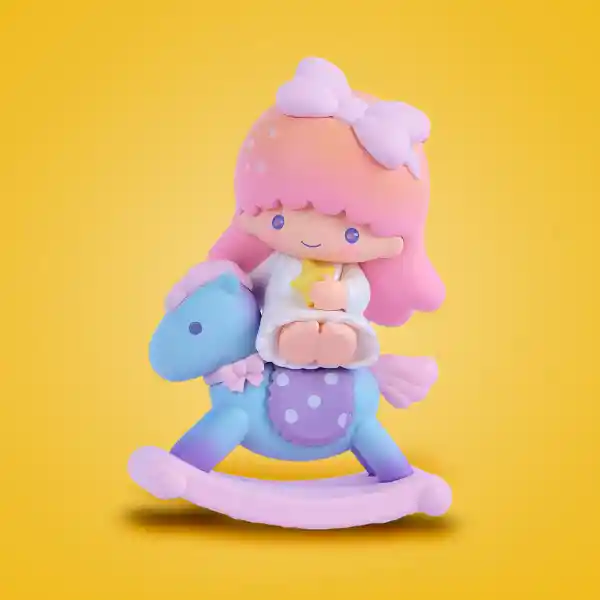 Adorno Sorpresa de Personajes Serie Wooden Horse Surtido Miniso