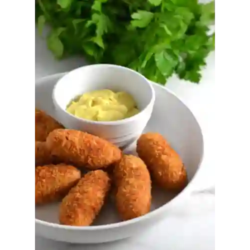 Croquetas de Salmon y Cangrejo