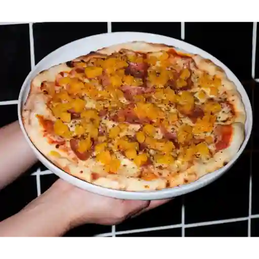 Pizza hawaiana personal
