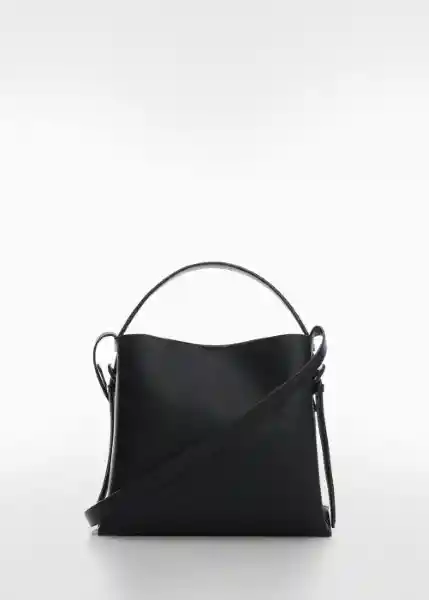 Bolso M Luciam Negro Talla 99 Mujer Mango