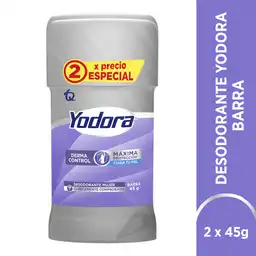 Yodora Desodorante Derma Control Mujer en Barra