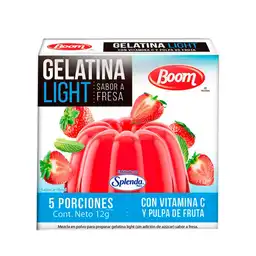 Boom Gelatina Light Fresa