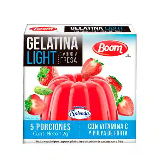 Boom Gelatina Light Fresa