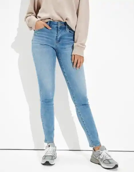 American Eagle Jean Next Level Luz Del Cielo Talla 8 Regular
