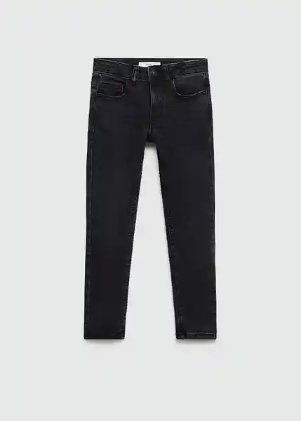 Jean Slim Tejano Negro Talla 12 Niños Mango